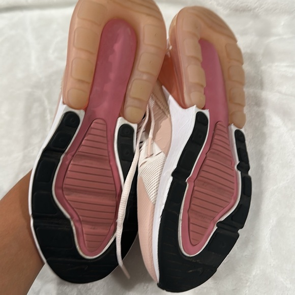Nike Air Max 270 Blush and White Sneakers - Picture 3 of 3